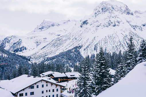 Scenic Austrian Alpine background