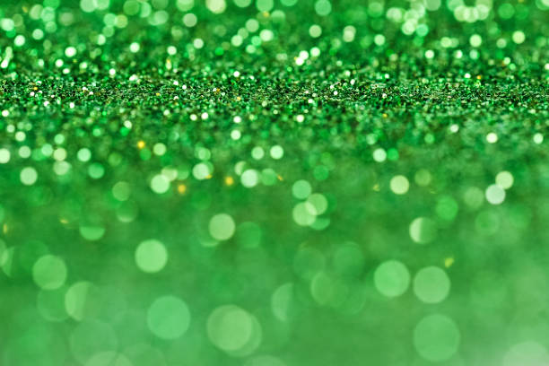 istock Green glitters. Green shiny abstract 1212569105