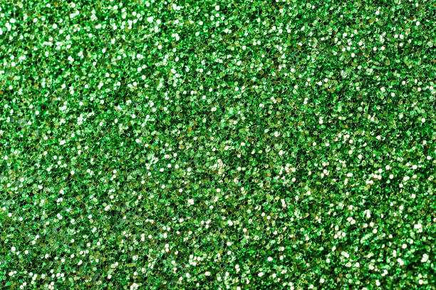 istock Green glitters. Green shiny abstract 1212569128