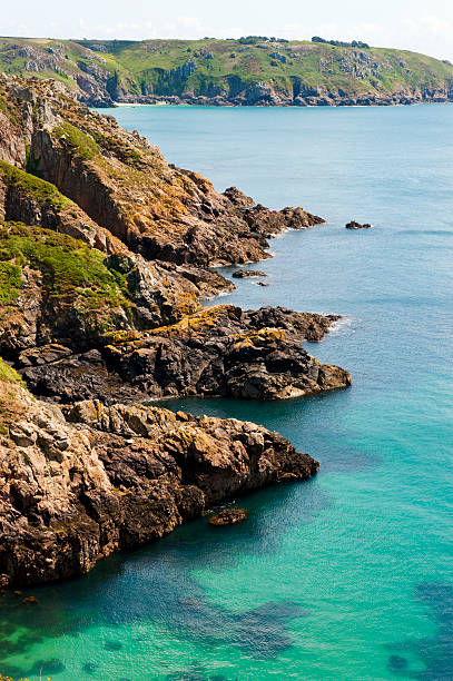 istock Rugged coastline of Guernsey 121257899