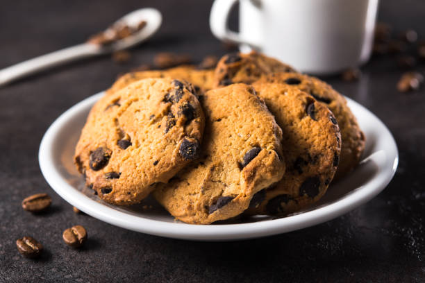 istock Sweet chocolate chip cookies 1212583634