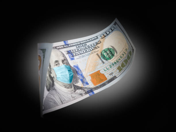istock One Hundred Dollar Bill With Medical Face Mask on Benjamin Franklin 1212586414