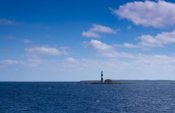 istock Lighthouse between formentera and Ibiza, Mediterranean sea, Spain 1212586761