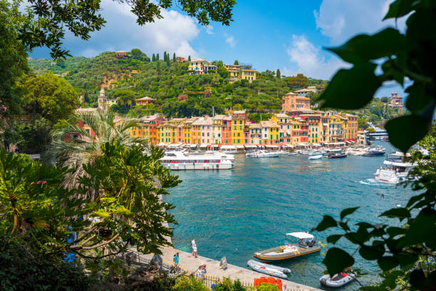 Romantic Portofino, Italy stock photo