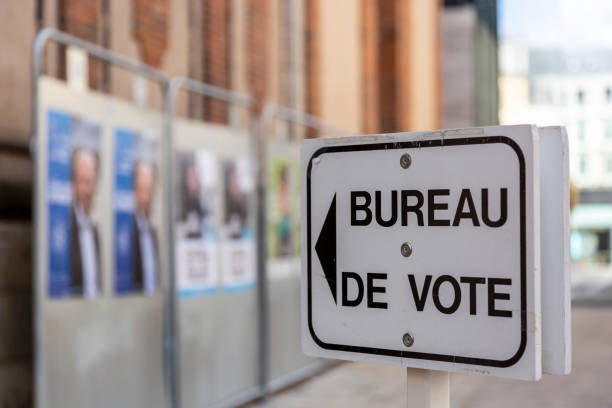 Elecciones Municipales Francesas de 2020 - foto de stock