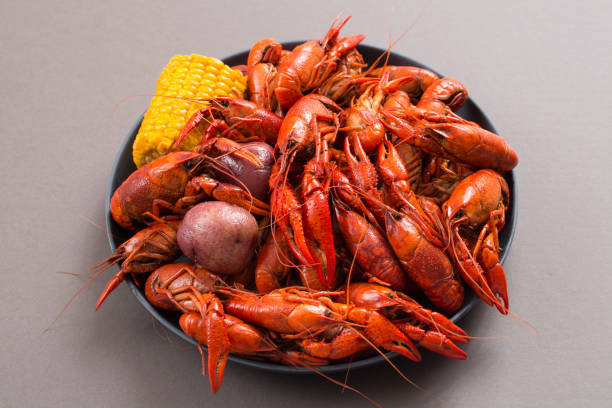 istock Spicy Louisiana Boiled Crawfish 1212598485