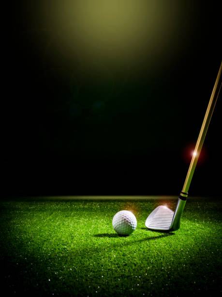 istock Golf club and golf ball on the turf 1212602738