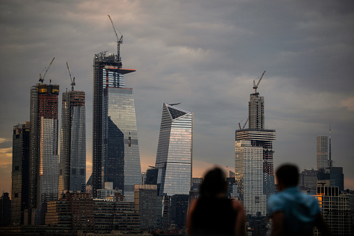 A general view of Manhattan and Hudson Yards.