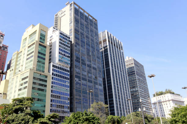 istock Anhagabau valley.  Downtown Sao Paulo, Brazil 1212605423