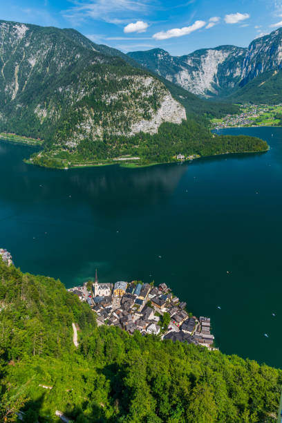 istock Hallstatt village viewed from the top 1212610837