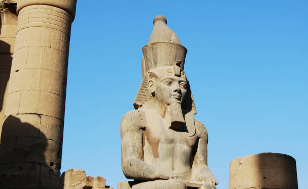 istock Pharaoh statue inside the temple of Luxor, Egypt 1212610877