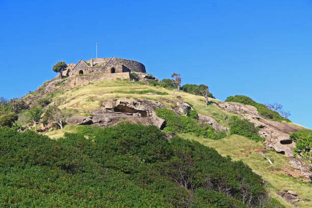 Old Fort Barrington in St. John’s Harbor Antigua
