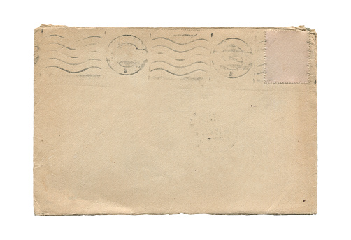 Vintage Blank Postcard.