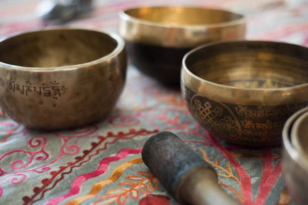 istock Tibetan singing bowls for meditation 1212615697