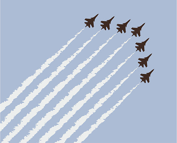 1,700+ Fighter Jet Formation Stock Illustrations, Royalty-Free Vector