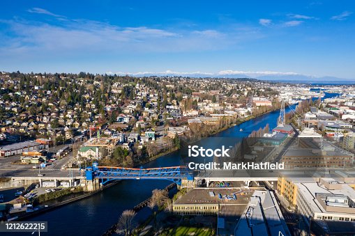 istock Fremont Bridge and Seattle Pacific University 1212622215