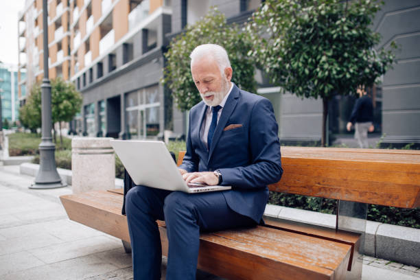 istock Healthy man working on the laptop 1212627062