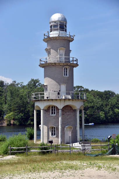 istock A rustic old lighthouse in Mays Landing New Jersey 1212633105