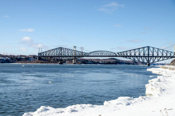 istock St-Lawrence river and bridge from Quebec city 1212633171