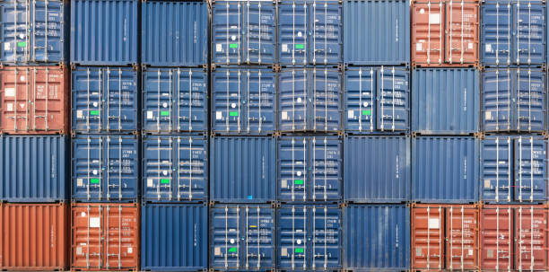 istock industrail background of containers in stack at containers yard and cargo 1212634282