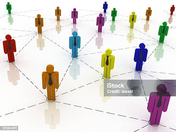 Business Network Stock Photo - Download Image Now - Attached, Business, Business Meeting