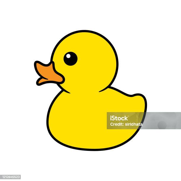 Min Ongepast Compliment Cartoon Rubber Duck Vector Illustration Stock Illustration - Download Image  Now - Rubber Duck, Duckling, Vector - iStock