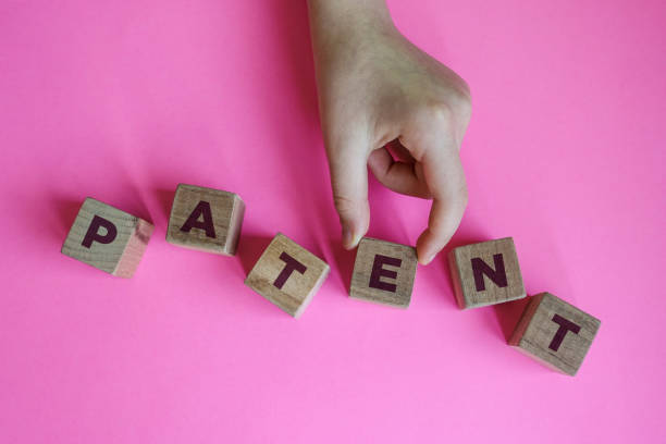istock PATENT word made with building blocks. 1212648353