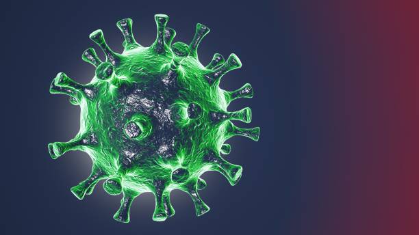 3d render ncov-coronavirus cell outbreak and coronaviruses influenza red background concept dangerous flu shot pandemic medical health risk with disease. - antibiotic red medicine healthcare and medicine imagens e fotografias de stock