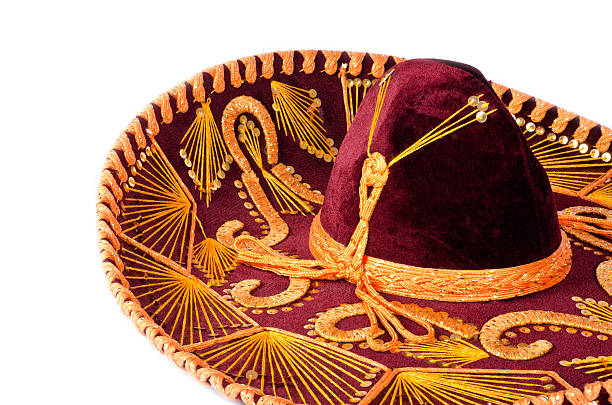 istock Mexican Sombrero Isolated on White 121265928