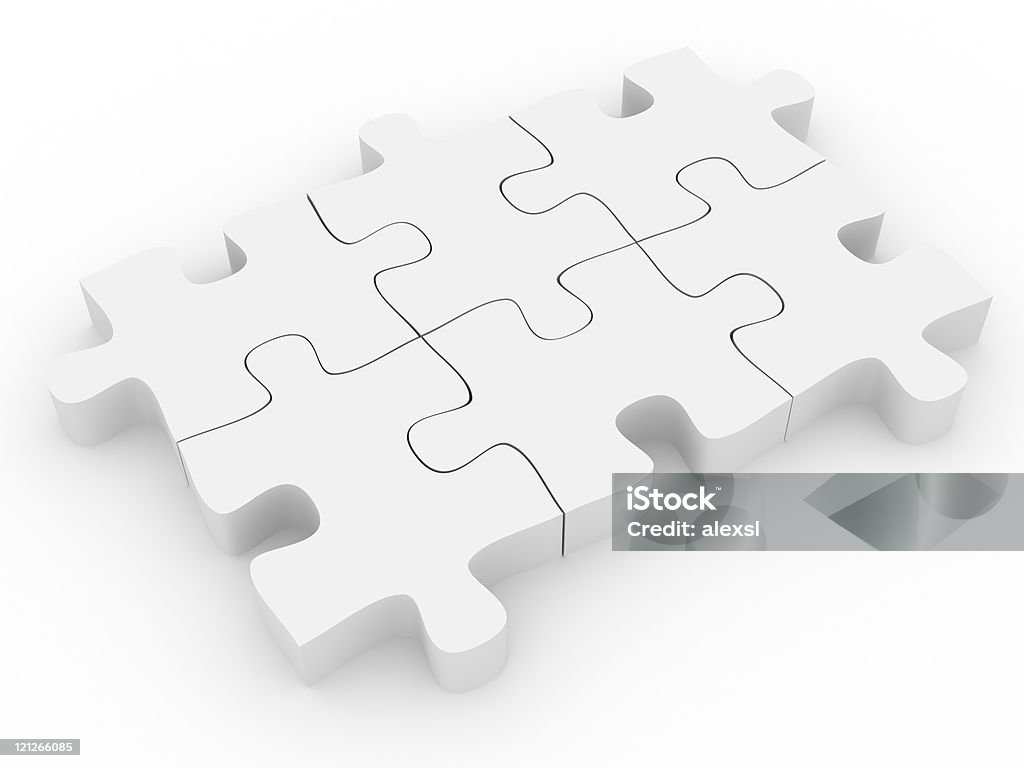 Puzzle - Foto stock royalty-free di Connessione
