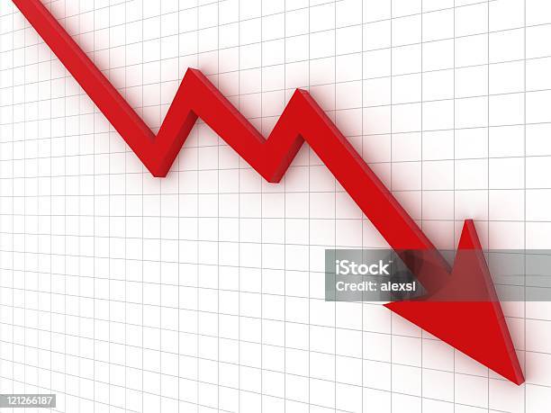 Recesji Wykres - zdjęcia stockowe i więcej obrazów Bear Market - powiedzenie angielskie - Bear Market - powiedzenie angielskie, Biznes, Fotografika