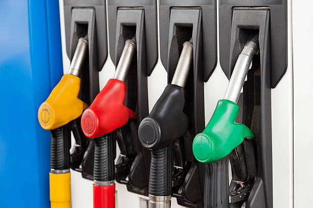 istock Gasoline station fuel pumps 121266503