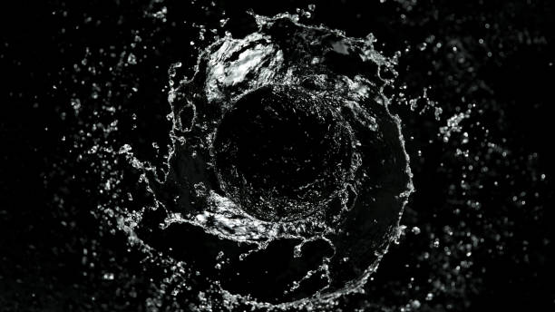 istock Abstract twister shape of water splash 1212669013