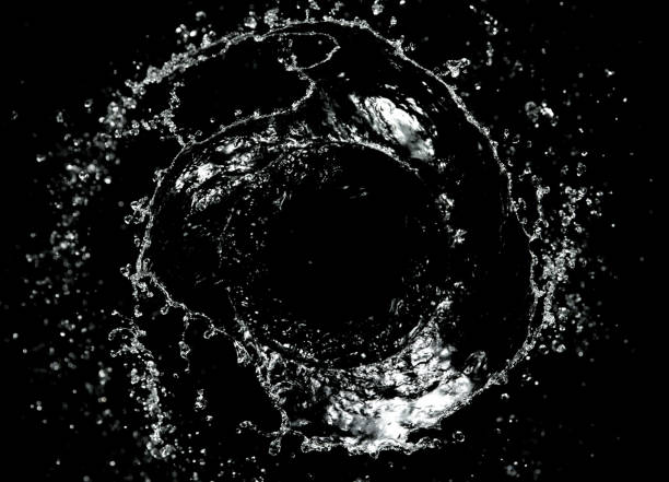 istock Abstract twister shape of water splash 1212669021