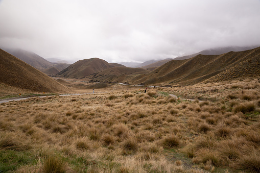 Lindis Pass is located in the South Island of New Zealand. It lies between the towns of Cromwell in Central Otago and Omarama in North Otago, on the main inland route to the Mackenzie Basin in the Canterbury Region. The pass lies between the valleys of the Lindis and Ahuriri Rivers.