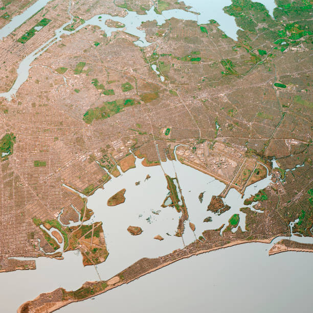 istock Queens New York 3D Render Map Color Top View Apr 2019 1212677474