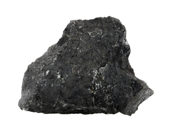 istock Fragment of granite isolated on white background, Clipping path. 1212682533