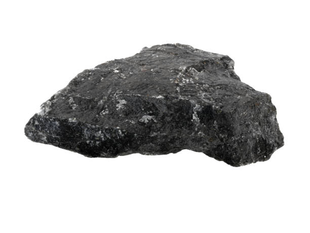 istock Fragment of granite isolated on white background, Clipping path. 1212682534