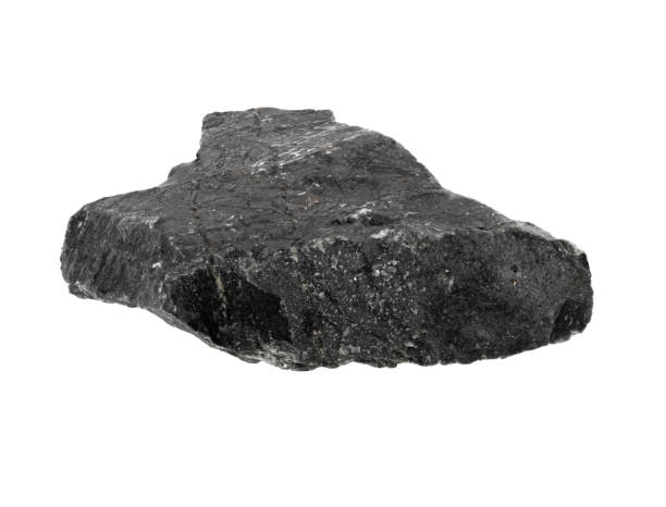 istock Fragment of granite isolated on white background, Clipping path. 1212682691