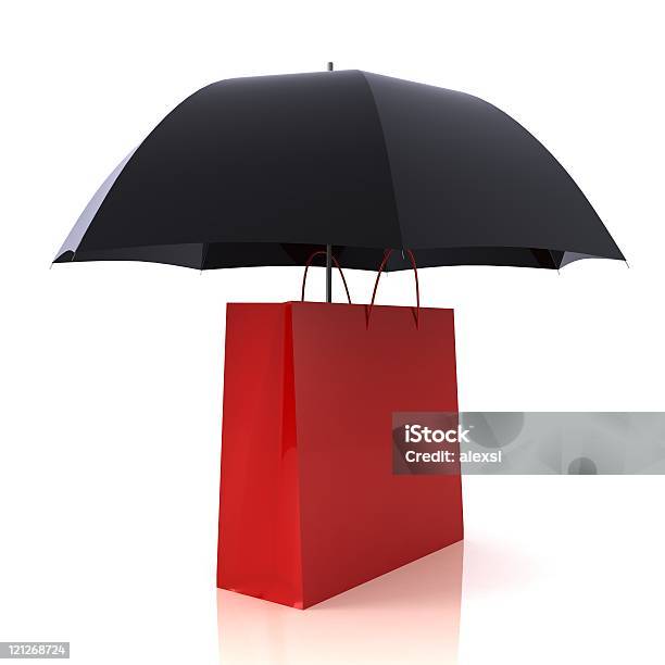 Shoppingversicherung Stockfoto und mehr Bilder von Versicherung - Versicherung, Einkaufen, Einkaufstasche
