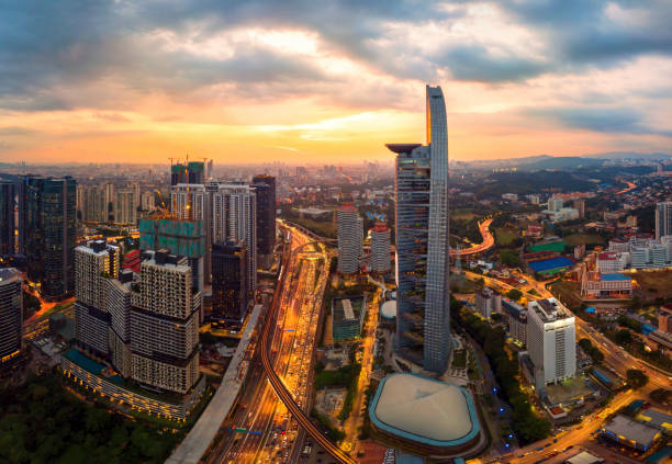 Kuala Lumpur Federal  sunset