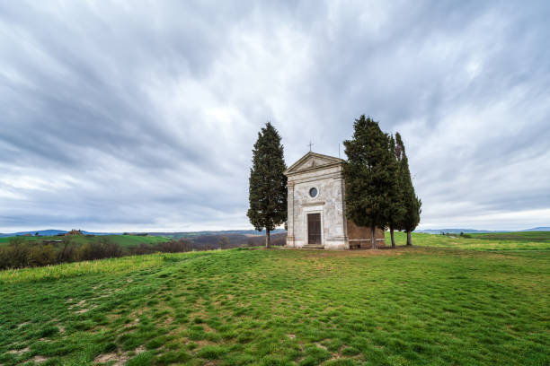 istock Old chapel in Tuscany, Italy 1212688900