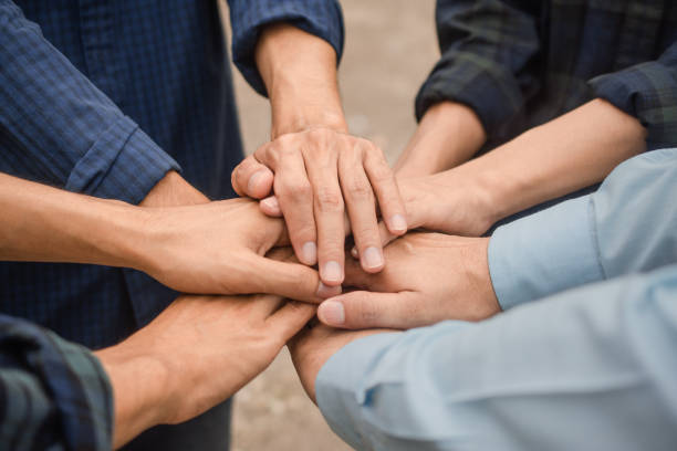 istock Group people friendship partner business community 1212692555