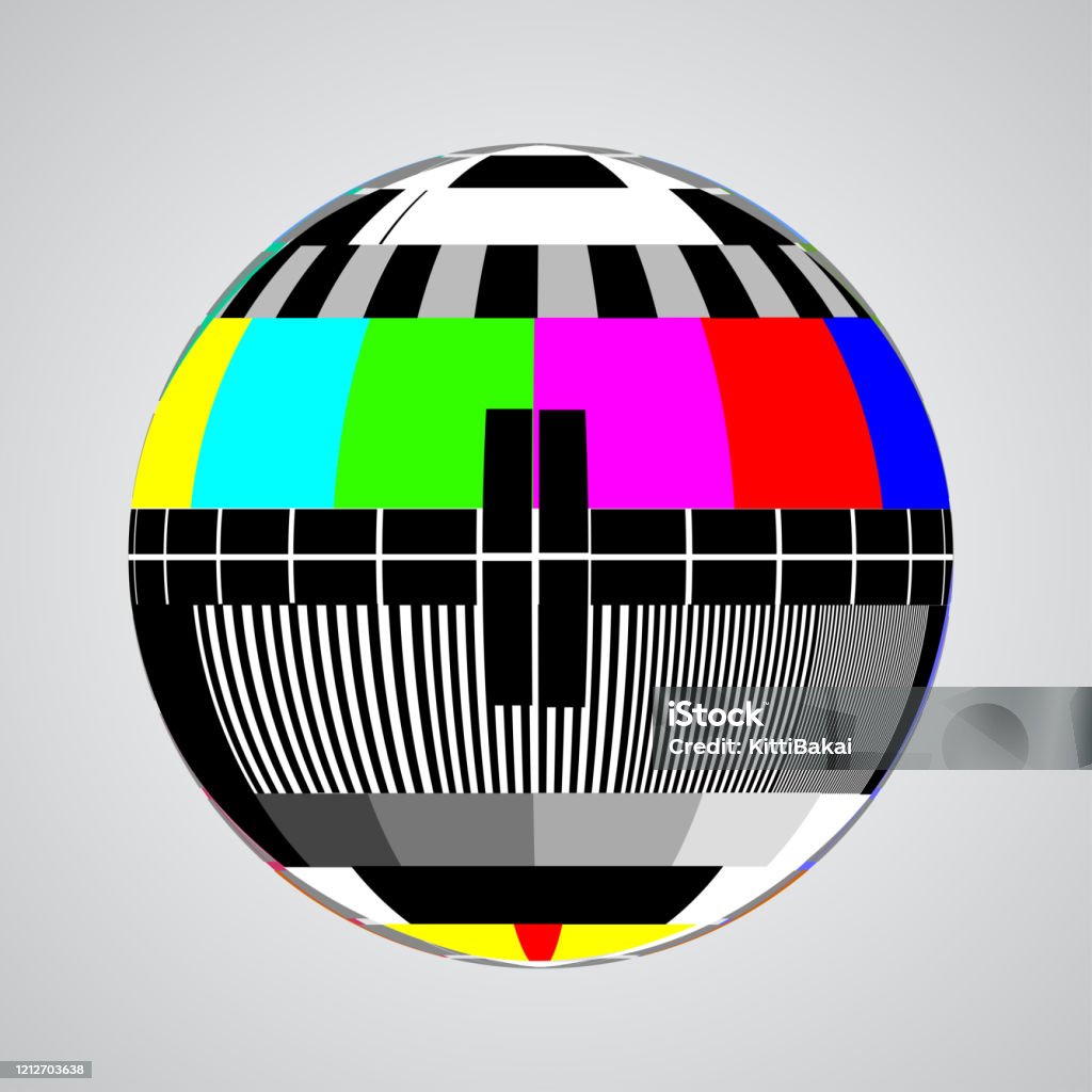 Tv Error Screen Transparent Background Tv Error Screen In A Sphere Vector Illustration Stock Illustration ...