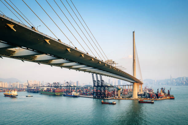 istock Bridge to Hong Kong Harbor 1212703760