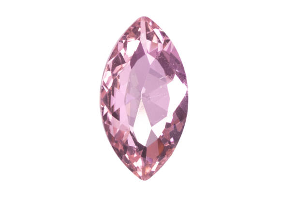 istock Shiny rhinestones isolated on white background, gemstone 1212706600