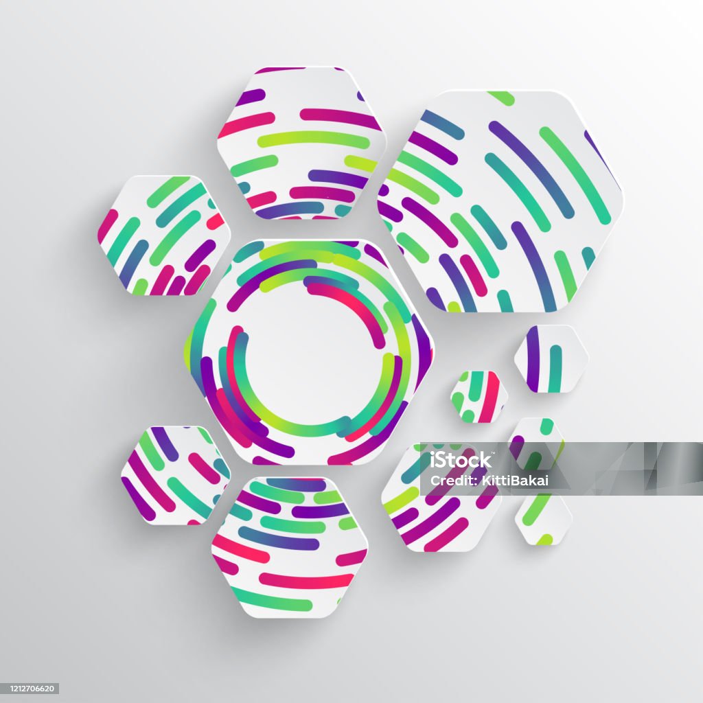 Shadow Color Round Color Wheel Shape Rounded Shape With Shadow And Colorful Circle Background Stock ...