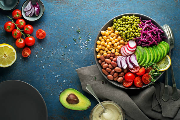 istock Healthy vegan lunch bowl 1212713534