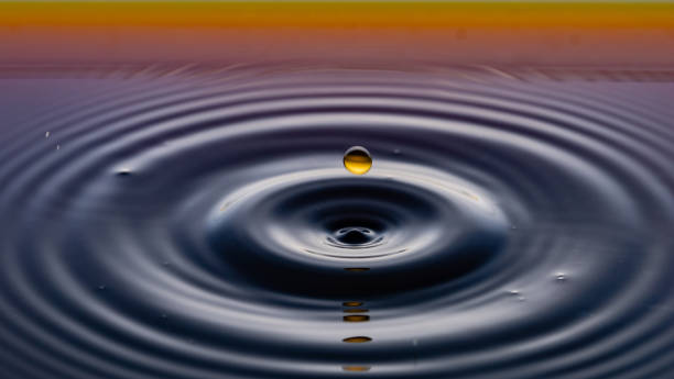 istock rippling after a few drops of coffee. 1212724830