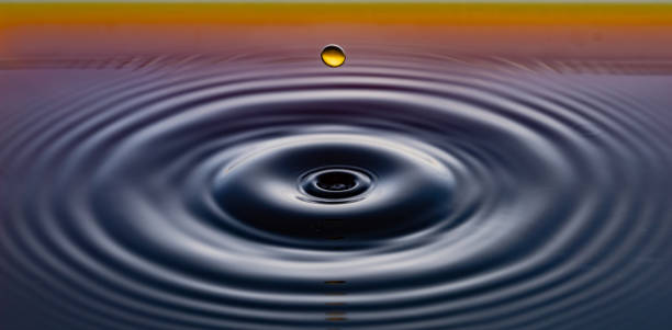 istock rippling after a few drops of coffee. 1212724831